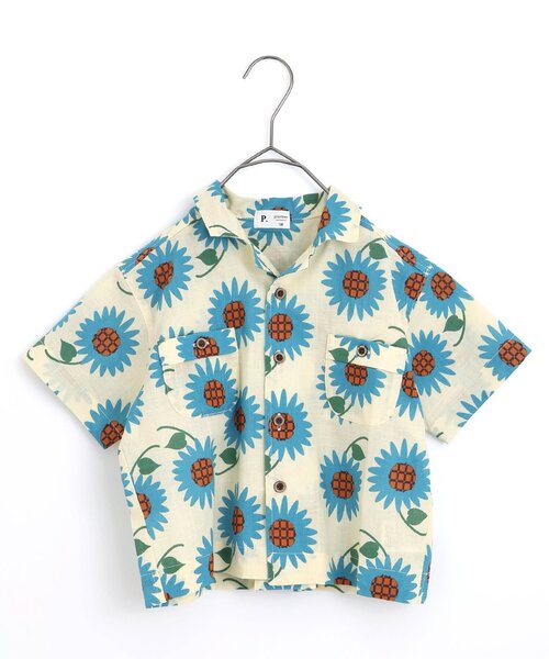 ☆☆ひまわり☆☆　ゲームシャツ2枚 セール】ひまわりリゾートシャツ（シャツ/ブラウス）｜p.premier（ピー