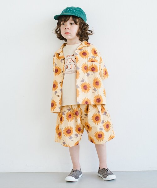 セール】ひまわりリゾートシャツ（シャツ/ブラウス）｜p.premier（ピー