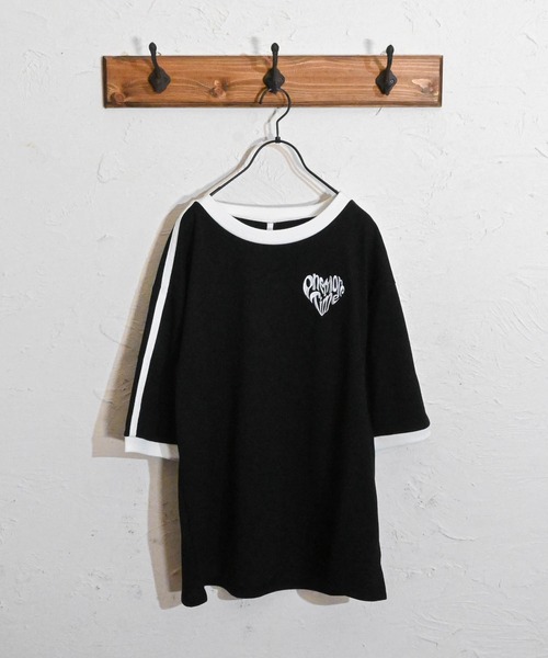 mediam Tシャツ styling/×KEITA MARUYAMA】総柄プリントTシャツ(Tシャツ