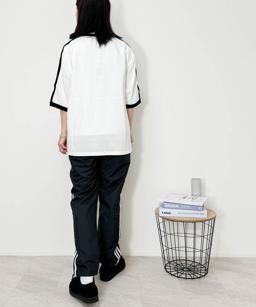 Anytime Songs(エニータイムソングス)の「16/TC 天竺袖ライン 刺繍Tシャツ(ハートLOGO、Marseille)(Tシャツ/カットソー・メンズ・ホワイト/ホワイト系その他/ブラック系その他/ブラック・MEDIUM/LARGE/X-LARGE/SMALL)」の13枚目の写真
