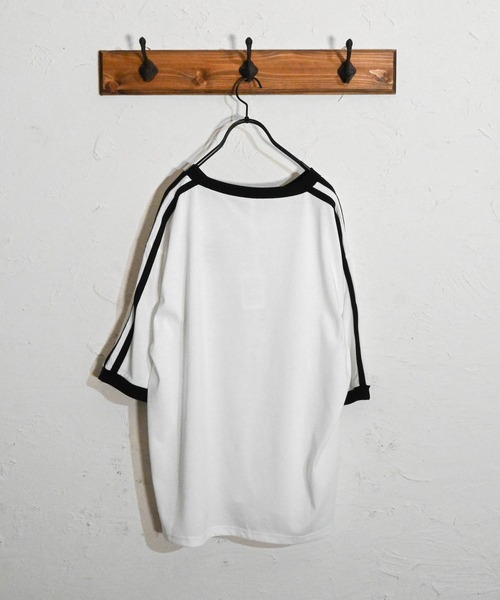 Anytime Songs(エニータイムソングス)の「16/TC 天竺袖ライン 刺繍Tシャツ(ハートLOGO、Marseille)(Tシャツ/カットソー・メンズ・ホワイト/ホワイト系その他/ブラック系その他/ブラック・MEDIUM/LARGE/X-LARGE/SMALL)」の18枚目の写真