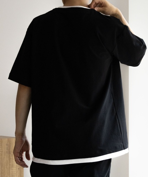 NAVY(ネイビー)の「冷感キーネックTee(Tシャツ/カットソー・メンズ・ブラック/ブラウン/ホワイト・XXL/XL/L/M/S)」の10枚目の写真