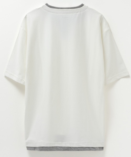 NAVY(ネイビー)の「冷感キーネックTee(Tシャツ/カットソー・メンズ・ブラック/ブラウン/ホワイト・XXL/XL/L/M/S)」の6枚目の写真