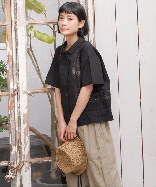 LBC(エルビーシー)の「こま編みフラワーバケットハット(ハット・レディース・キャメル/グレー・FREE)」の16枚目の写真