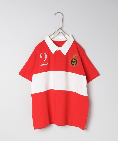 LOWRYS FARM（ローリーズファーム）の「シシュウラガーシャツＳＳ　122385（Tシャツ/カットソー・キッズ・ネイビー/レッド/グリーン・110cm/120cm/130cm/140cm/150cm）」の20枚目の写真