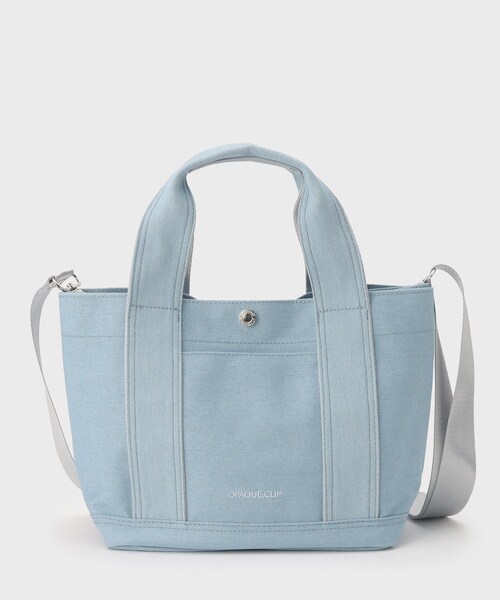 OPAQUE.CLIP（オペークドットクリップ）の「◆【2WAY】マルチポケットセパレートミドルトートバッグ（トートバッグ・レディース・ブルー/ブラック系4/グレー・00）」の3枚目の写真