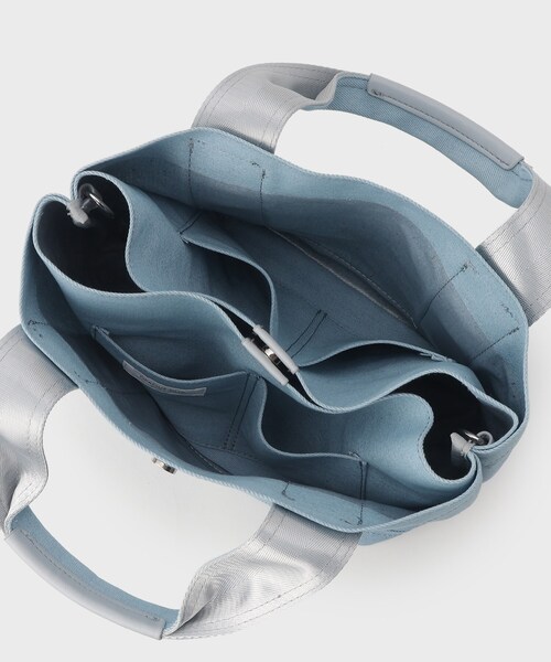 OPAQUE.CLIP（オペークドットクリップ）の「◆【2WAY】マルチポケットセパレートミドルトートバッグ（トートバッグ・レディース・ブルー/ブラック系4/グレー・00）」の12枚目の写真