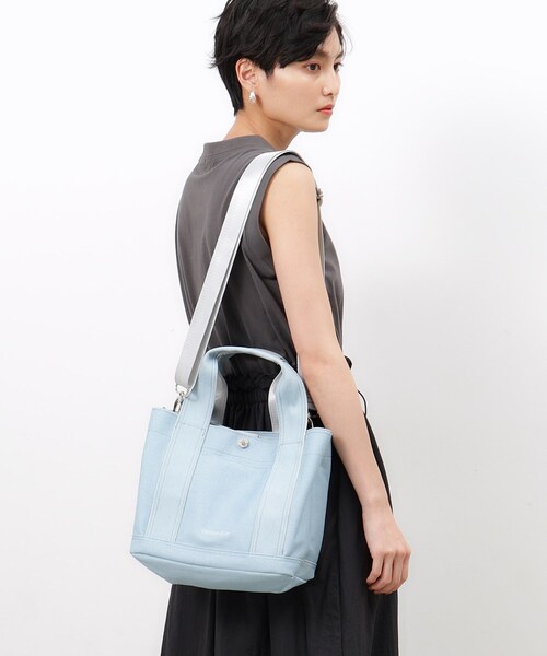 OPAQUE.CLIP（オペークドットクリップ）の「◆【2WAY】マルチポケットセパレートミドルトートバッグ（トートバッグ・レディース・ブルー/ブラック系4/グレー・00）」の19枚目の写真