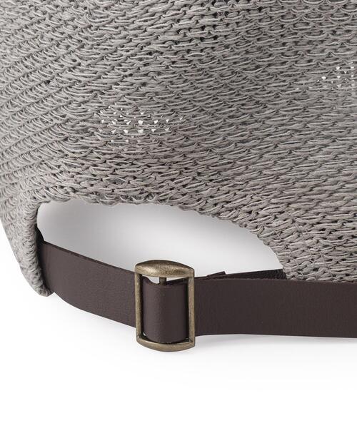 ITS'DEMO（イッツデモ）の「◆【サイズ調整可】ペーパーサーモキャップ（キャップ・レディース・グレー/ブラック/ライトベージュ・00）」の5枚目の写真