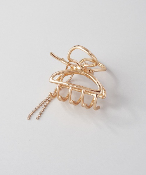 TEN. ヘアクリップ　ヘアピン バレッタ　ゴールド　ディムバレッタ GD-S- ディムバレッタ GD-S-