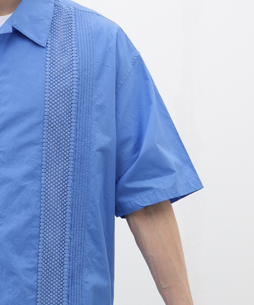 EDIFICE（エディフィス）の「india made ポプリン ピンタック シャツ（シャツ/ブラウス・メンズ・ブラック/ホワイト/サックスブルー・MEDIUM/LARGE）」の9枚目の写真