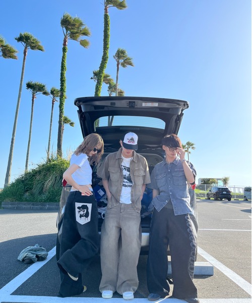 centimeter（センチメーター）の「CMT ruler baggy pants（デニムパンツ・メンズ・ネイビー/ブラック/ブラウン・X-LARGE/MEDIUM/LARGE）」の18枚目の写真