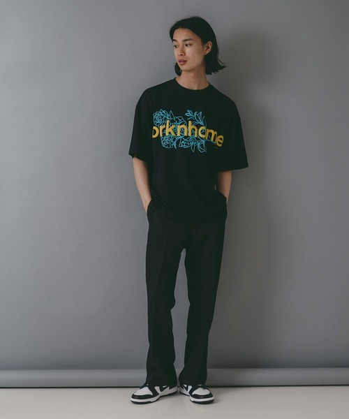 brknhome(ブロークンホーム)の「【brknhome/ブロークンホーム】 発泡プリントロゴ オーバーサイズ Tシャツ(Tシャツ/カットソー・メンズ・パープル/ホワイト/ブラック・LARGE/MEDIUM)」の10枚目の写真