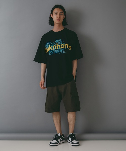 brknhome(ブロークンホーム)の「【brknhome/ブロークンホーム】 発泡プリントロゴ オーバーサイズ Tシャツ(Tシャツ/カットソー・メンズ・パープル/ホワイト/ブラック・LARGE/MEDIUM)」の9枚目の写真