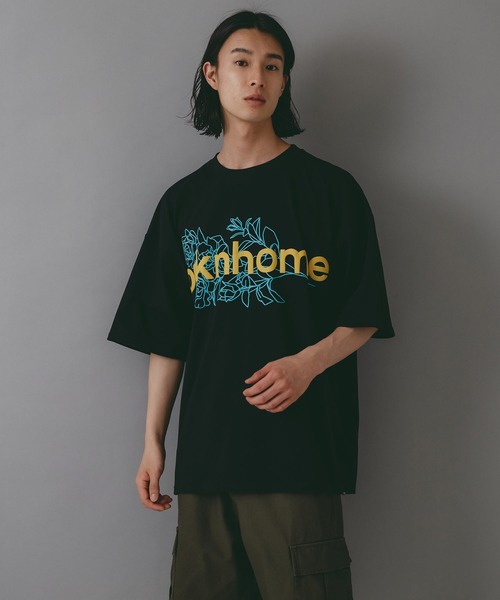 brknhome(ブロークンホーム)の「【brknhome/ブロークンホーム】 発泡プリントロゴ オーバーサイズ Tシャツ(Tシャツ/カットソー・メンズ・パープル/ホワイト/ブラック・LARGE/MEDIUM)」の8枚目の写真
