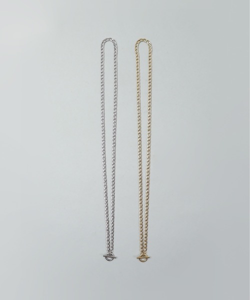 ieLS（イエルズ）の「金属アレルギー対応「ieLS」ステンレス　マンテルチェーンネックレス（ネックレス・メンズ・ゴールド/シルバー・40cm/50cm）」の8枚目の写真