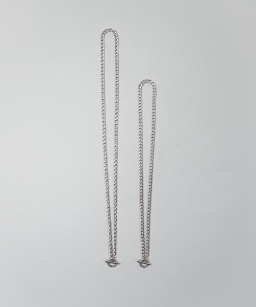 ieLS（イエルズ）の「金属アレルギー対応「ieLS」ステンレス　マンテルチェーンネックレス（ネックレス・メンズ・ゴールド/シルバー・40cm/50cm）」の5枚目の写真