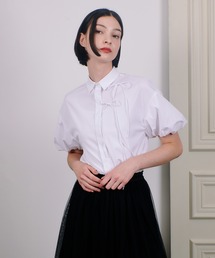 【LOULOU WILLOUGHBY】コサージュシャツ