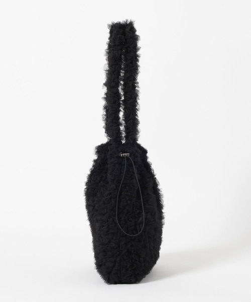 niko and...（ニコアンド）の「オリジナルフリルモチーフトートバッグ（トートバッグ・レディース・ピンク/アイボリー/ブラック・0）」の4枚目の写真