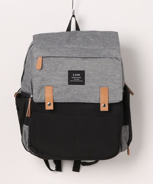 PARKS TOKYO SELECT(パークストウキョウセレクト)の「多機能 大容量 マザーズバッグ/リュックサック(バックパック/リュック・レディース・ブラック×グレー/ベージュ系/ブラック/グレー/ブルー・FREE)」の4枚目の写真