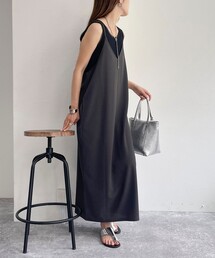fredy emue | カットジョーゼットキャミワンピース(ワンピース)