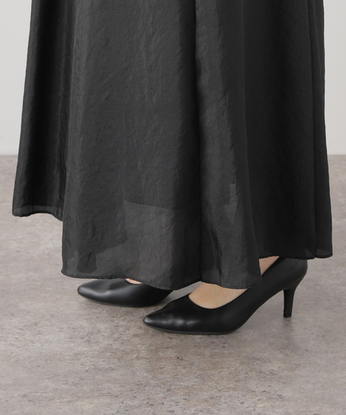 Noble（ノーブル）の「《追加》シルキータフタマキシスカート（スカート・レディース・ブラック・36/38）」の22枚目の写真