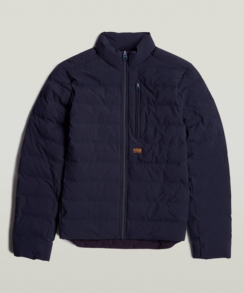 G-STAR(ジースター)の「FOUNDATION LINER JACKET/軽量中綿ナイロンライナージャケット(ナイロンジャケット・メンズ・ダークブルー/ダークブラック・MEDIUM/SMALL/LARGE/X-SMALL)」の4枚目の写真