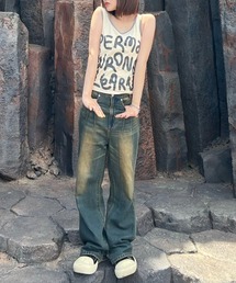 vintage- ike flare denim