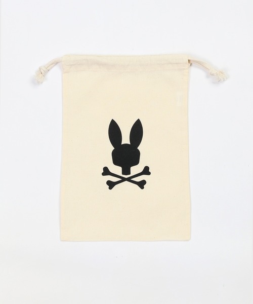 Psycho Bunny（サイコバニー）の「[WEB限定]2PACK シルエットバニー リブソックス（ソックス/靴下・メンズ・シルバー/ホワイト・25-27）」の3枚目の写真