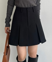 callautia | インバーテッドプリーツミニスカパン(スカート)