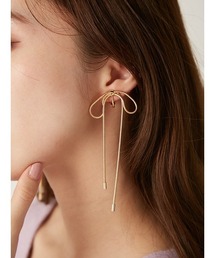 LILY BROWN | リボンスネークイヤリング(ピアス（両耳用）)