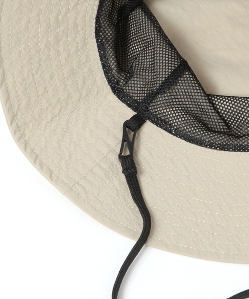 studio CLIP（スタディオクリップ）の「撥水ナイロンサファリハット（ハット・レディース・ベージュ/ブラック・FREE）」の13枚目の写真