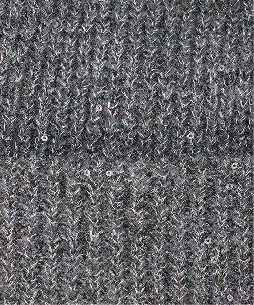 ikka（イッカ）の「スパンコールラメ混ニットワッチ（ニットキャップ/ビーニー・レディース・ピンク/オフホワイト/グレー/チャコールグレー・FREE）」の21枚目の写真