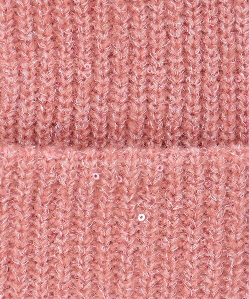 ikka（イッカ）の「スパンコールラメ混ニットワッチ（ニットキャップ/ビーニー・レディース・ピンク/オフホワイト/グレー/チャコールグレー・FREE）」の20枚目の写真