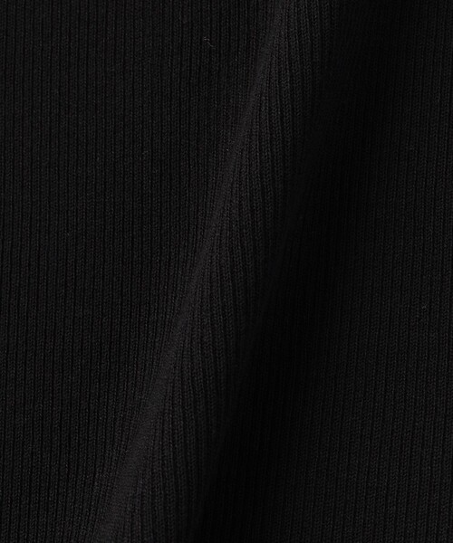 H　BEAUTY&YOUTH UNITED ARROWS（エイチビューティーアンドユースユナイテッドアローズ）の「＜H＞リブアシンメトリーニットプルオーバー（ニット/セーター・レディース・ブラック/オリーブ・FREE）」の12枚目の写真
