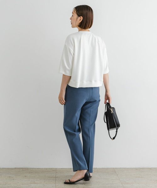 F by ROSSO(エフバイロッソ)の「F by ROSSO ダンボールコクーンプルオーバー(Tシャツ/カットソー・レディース・ホワイト/ネイビー・FREE)」の7枚目の写真