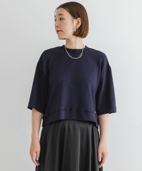 F by ROSSO(エフバイロッソ)の「F by ROSSO ダンボールコクーンプルオーバー(Tシャツ/カットソー・レディース・ホワイト/ネイビー・FREE)」の15枚目の写真