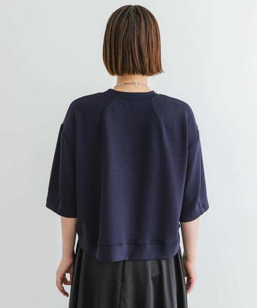 F by ROSSO(エフバイロッソ)の「F by ROSSO ダンボールコクーンプルオーバー(Tシャツ/カットソー・レディース・ホワイト/ネイビー・FREE)」の16枚目の写真