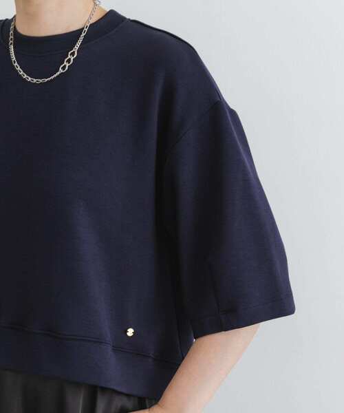F by ROSSO(エフバイロッソ)の「F by ROSSO ダンボールコクーンプルオーバー(Tシャツ/カットソー・レディース・ホワイト/ネイビー・FREE)」の17枚目の写真
