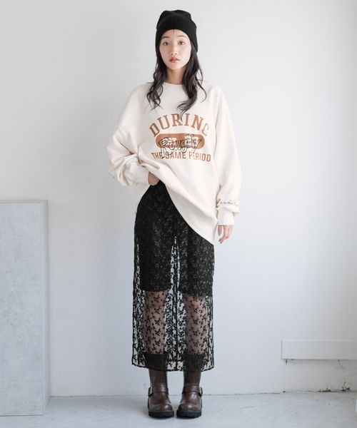 LOWRYS FARM(ローリーズファーム)の「ニットビーニー 138931(ニットキャップ/ビーニー・レディース・グレー/ブラック・FREE)」の10枚目の写真