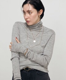 NOLLEY’S | MY STANDARDウォッシャブルリブタートル 24AW(Tシャツ/カットソー)