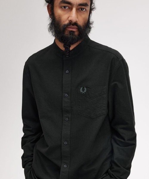 FRED PERRY（フレッドペリー）の「Grandad Collar Oxford Shirt