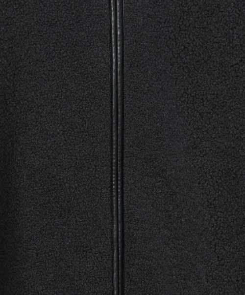 LEPSIM(レプシィム)の「ライトボアパイピングコート 140529(その他アウター・レディース・アイボリー/オリーブ/モカ/チャコールグレー/ライトグレー・FREE)」の7枚目の写真