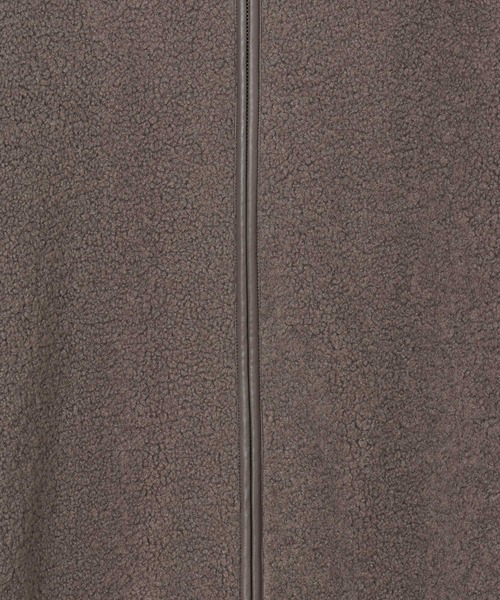 LEPSIM(レプシィム)の「ライトボアパイピングコート 140529(その他アウター・レディース・アイボリー/オリーブ/モカ/チャコールグレー/ライトグレー・FREE)」の8枚目の写真