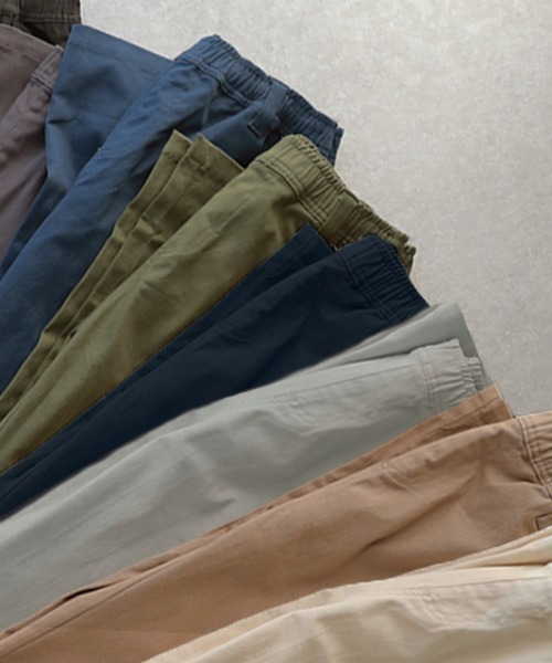 HUG.U（ハグユー）の「くしゅゆるエアリーパンツ（チノパンツ・レディース・アイボリー/オリーブ/ブラック/ダークブルー/モカ/アッシュグレー・XL/M/S/L）」の13枚目の写真