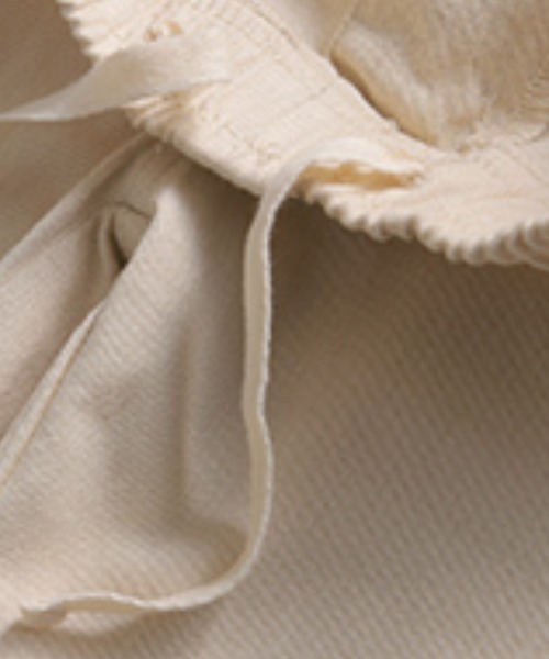 HUG.U（ハグユー）の「くしゅゆるエアリーパンツ（チノパンツ・レディース・アイボリー/オリーブ/ブラック/ダークブルー/モカ/アッシュグレー・XL/M/S/L）」の21枚目の写真