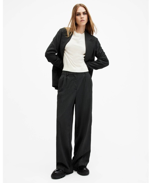 ALLSAINTS（オールセインツ）の「BERN CREW NECK MERINO WOOL T-SHIRT | BERN クルー ネック メリノウール Tシャツ（Tシャツ/カットソー・レディース・ホワイト・S/M/XS/L）」の3枚目の写真