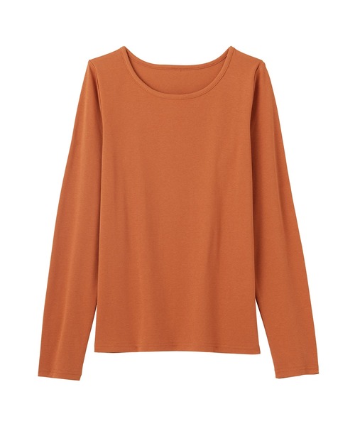 ☆25SS☆ラウンドネックコットンTシャツ/RECTO☆ 長袖Tシャツ レディース カットソー ロンT ロングTシャツ