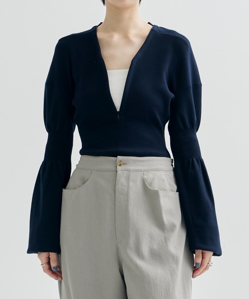 AKANE UTSUNOMIYA/アカネウツノミヤ】WAN-FK01-1001(ニットトップス