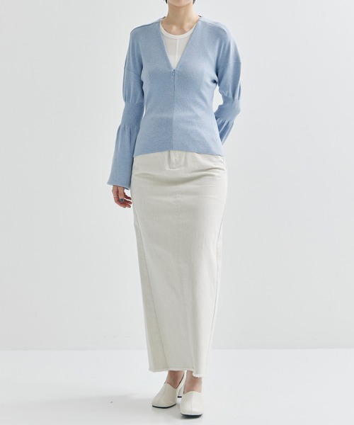 AKANE UTSUNOMIYA/アカネウツノミヤ】WAN-FK01-1001(ニットトップス